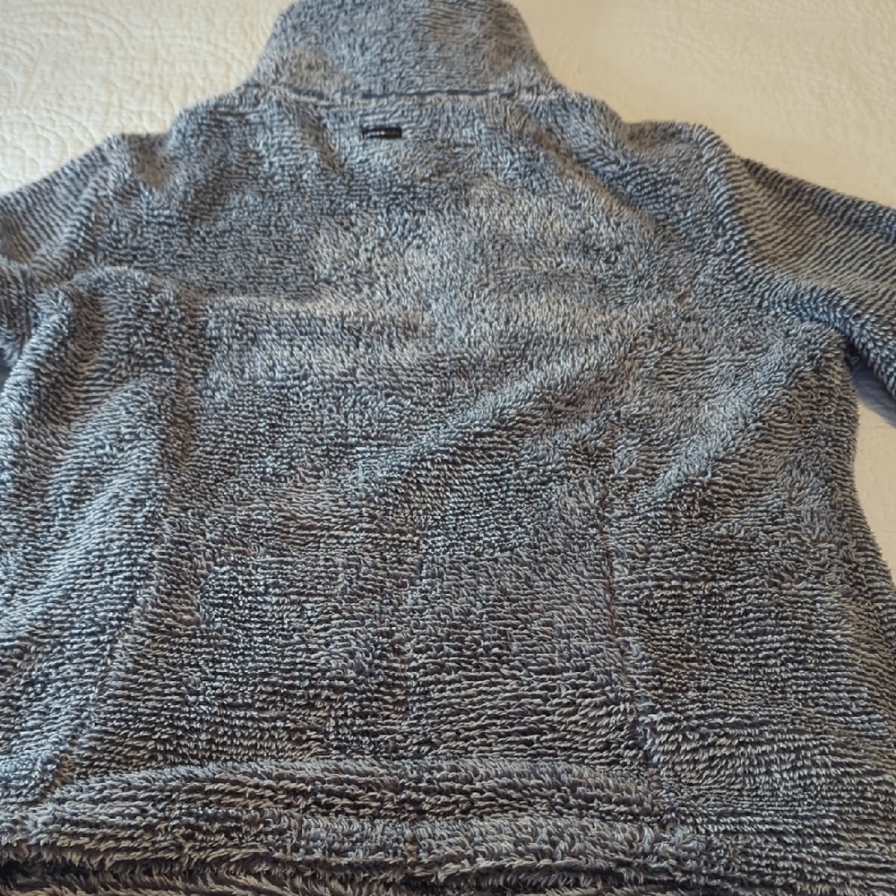 Swiss Alps Cozy Gray Sherpa Jacket Size Large - Picture 8 of 12